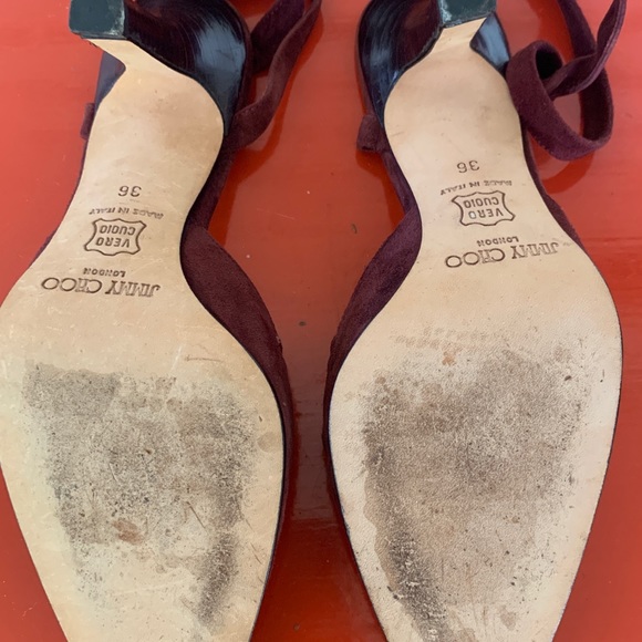 Jimmy Choo wrap around suede 4” heel - Picture 7 of 13